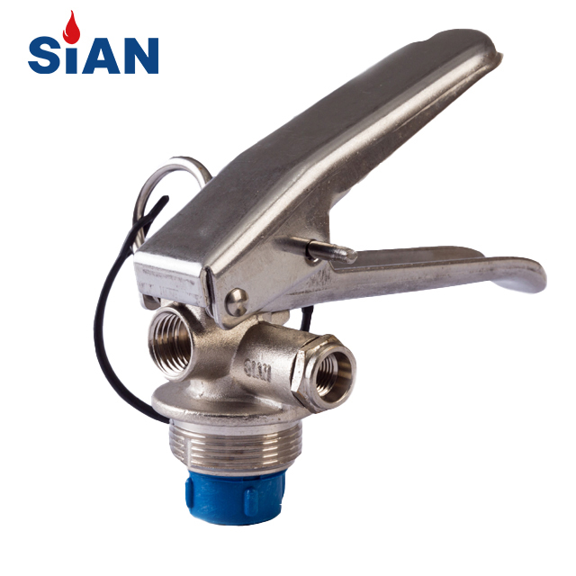 Safe Dry Powder Fire Extinguisher Brass Copper Valve