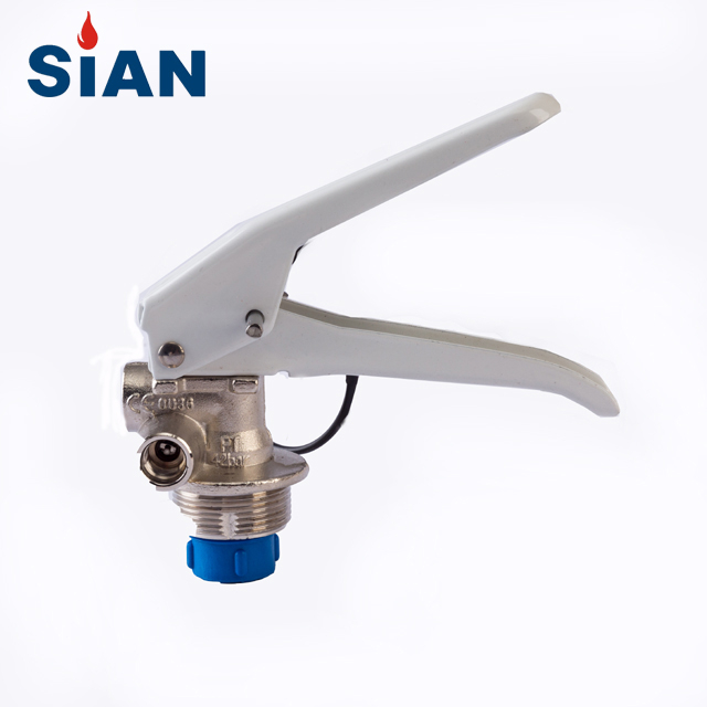 Copper Fire Extinguisher Valve With Pressure Gauge Accesories