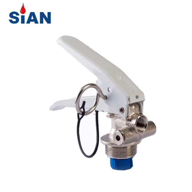 CE Certified Valve With Safety Deivce For Dry Powder Fire Extinguisher Safe Brass Fire Valve