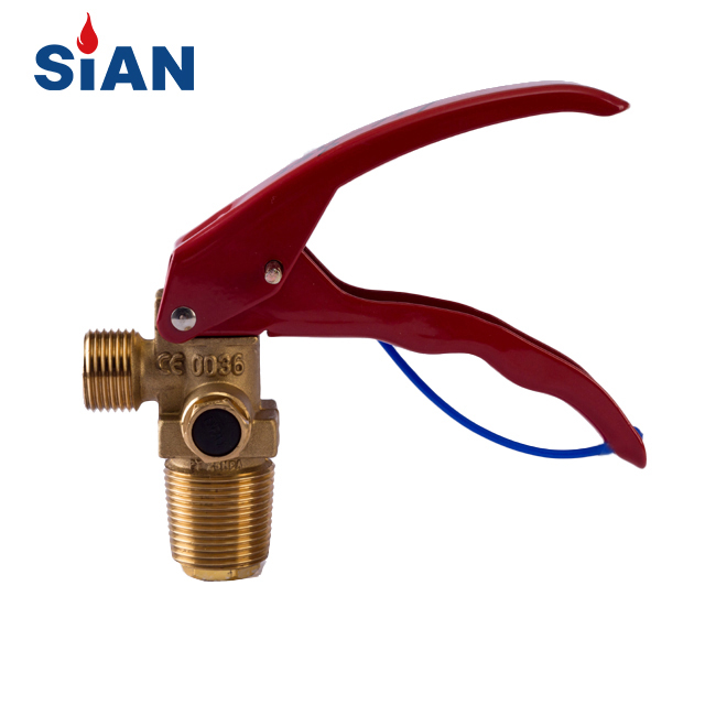 Brass Alloy Forged Valve for CO2 Fire Extinguisher Fire Safety Valve