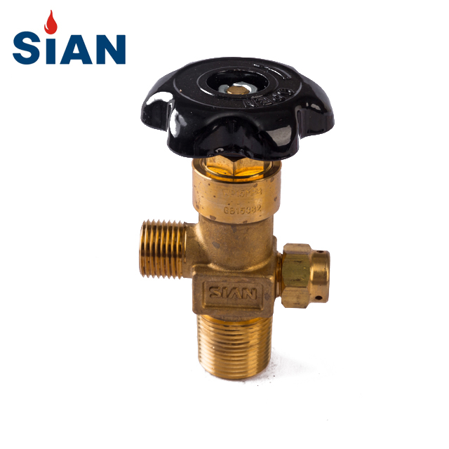 Axial Connection Type Co2 Safety Industrial Gas Valve