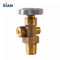 Copper Nitrogen Helium Argon Gas Cylinder Valve