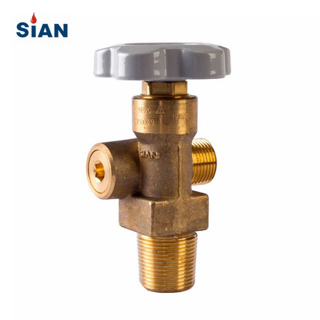 Copper Nitrogen Helium Argon Gas Cylinder Valve