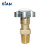 Industrial Gas Argon Cylinder Valve with TPED Certification China Ningbo Fuhua Valve Factory SiAN Brand