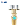 Copper Alloy CO2 Gas Cylinder Valve 