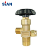 High Quality CGA320B Carbon Dioxide Cylinder Valve Axial Type Valve Brass CO2 Valve