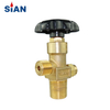 High Quality CGA320B Carbon Dioxide Cylinder Valve Axial Type Valve Brass CO2 Valve