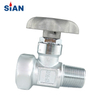 QF-7D2 Industrial Gas Range O2/Air/N2 Cylinder Axial Type Valve Brass Industrial Gas Cylinder Valve