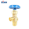 Reliable QF-2C O2/Air/N2 Cylinder Flapper Type Valve Brass valve
