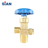 High Quality QF-2 Industrial Oxygen Nitrogen Air Safe Cylinder Flapper Type Brass Gas Valve