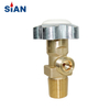 Industrial Gas Argon Cylinder Valve with TPED Certification China Ningbo Fuhua Valve Factory SiAN Brand
