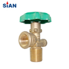 Liquefied Petroleum Gas V6 Copper Valve With Ergonomic Handwheel