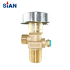 Copper Alloy CO2 Gas Cylinder Valve 
