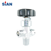 Diaphragm Type Air Flow Control Copper Oxygen Air Nitrogen Cylinder Valve QF-21