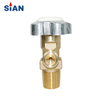 Industrial Gas Argon Cylinder Valve with TPED Certification China Ningbo Fuhua Valve Factory SiAN Brand