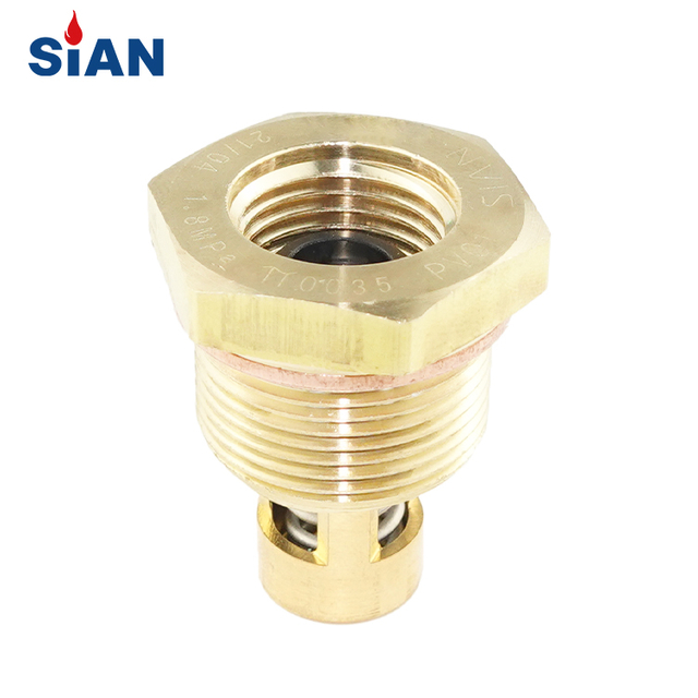 LPG PV01-01 Hexagonal Camping Brass Alloy Valve Certification