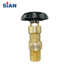 High Quality CGA320B Carbon Dioxide Cylinder Valve Axial Type Valve Brass CO2 Valve