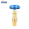 High Quality QF-2 Industrial Oxygen Nitrogen Air Safe Cylinder Flapper Type Brass Gas Valve