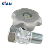 QF-7D2 Industrial Gas Range O2/Air/N2 Cylinder Axial Type Valve Brass Industrial Gas Cylinder Valve