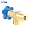 Reliable QF-2C O2/Air/N2 Cylinder Flapper Type Valve Brass valve