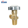 Industrial Gas Argon Cylinder Valve with TPED Certification China Ningbo Fuhua Valve Factory SiAN Brand