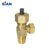 QF-10 Industrial Gas Cl2 Cylinder Needle Type Valve Brass