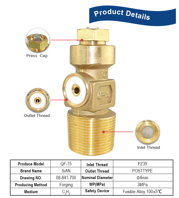 C2H2 Acetylene Valve (3) C2H2 Acetylene Valve (3)