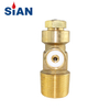 SiAN 3MPa Acetylene Gas Cylinder Valve Brass C2H2 Control Valve