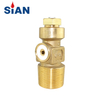 SiAN 3MPa Acetylene Gas Cylinder Valve Brass C2H2 Control Valve