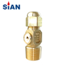 SIAN C2H2 Gas Cylinder Valve Needle Type Posttype Valve Manufacturer