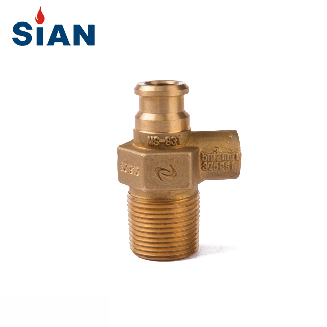 Compact Brass Zinc Gas Cylinder LPG Valve