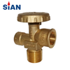 SiAN 100 Pound LPG Cylinder Valve Compatible with POL Valve for Easy Connection
