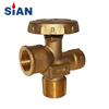 SiAN 100 Pound LPG Cylinder Valve Compatible with POL Valve for Easy Connection