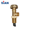 SiAN Valves Manufacturer Brass French LPG F-type Cylinder Control Valves V5-1B TPED