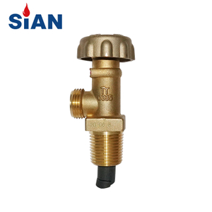 SiAN Valves Manufacturer Brass French LPG F-type Cylinder Control Valves V5-1B TPED