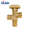 SiAN LPG F-Type PV05 Handwheel Brass Safety Gas Cylinder Control Valve