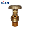 SiAN PV06 Brass Safety LPG Gas Cylinder POL Valves Propane Tank Control Valve