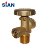 SiAN PV06 Brass Safety LPG Gas Cylinder POL Valves Propane Tank Control Valve