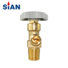 GV-5 Axial Cylinder Valve N2/Ar/He Gas Cylinder Valve
