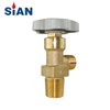 GV-5 Axial Cylinder Valve N2/Ar/He Gas Cylinder Valve