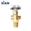 SIAN RPV-GV6 N2/Ar/He Gas Cylinder Valve Residual Pressure Valve