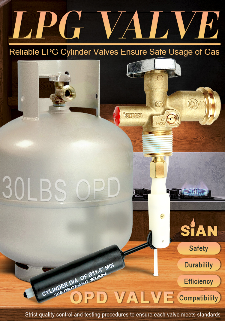 Sian 30磅LPG QCC OPD储罐阀（1）