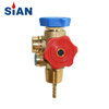SiAN Industrial Gas Double Freon Refrigerant Recovery Cylinder Valves With TPED Approved
