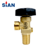 SiAN Valve Manufacturer Safety Brass CO2 Gas Cylinder Valves TPED Certification