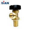 SiAN Valve Manufacturer Safety Brass CO2 Gas Cylinder Valves TPED Certification