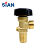 SiAN Valve Manufacturer Safety Brass CO2 Gas Cylinder Valves TPED Certification