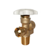 SiAN Brass Safety 100 Pound LPG Cylinder POL Valves For 100 lb Propane Tank