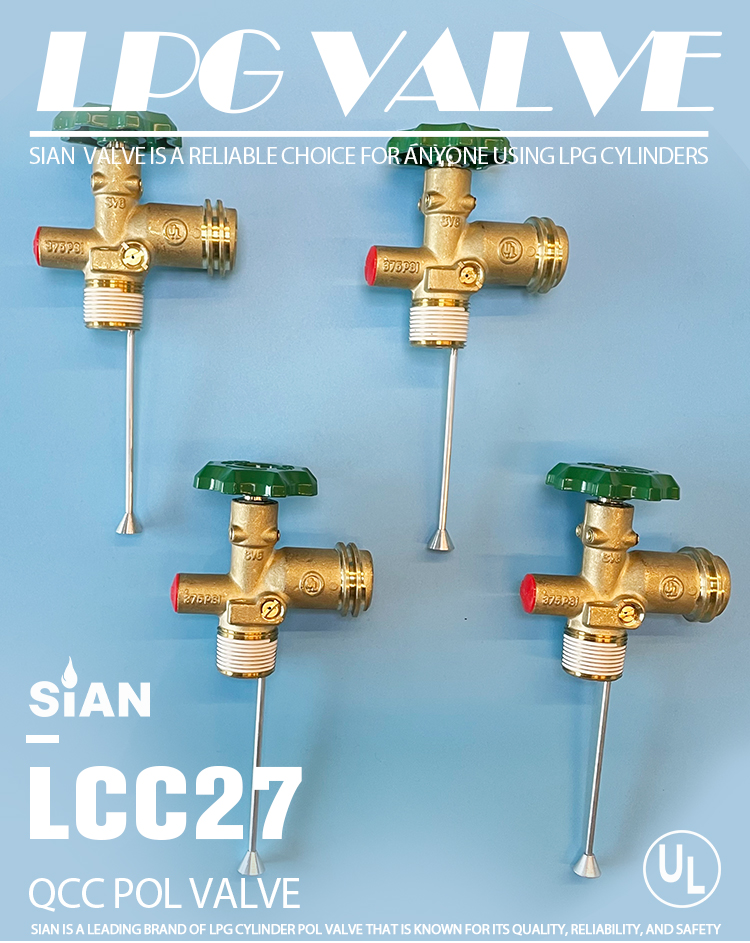SiAN LPG Cylinder LCC27 QCC SV6 POL Valve (1) SiAN LPG Cylinder LCC27 QCC SV6 POL Valve (1)