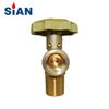 SiAN Manufacturer V9 Kitchen Cooking LPG Cylinder Handwheel Brass POL Gas Valve For Philippines