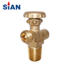 SiAN V5 LPG F-type Cylinder Gas Control Valves TPED Certification For Europe